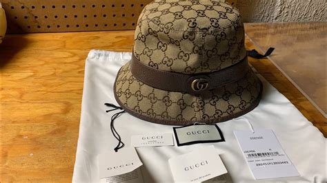 fake gucci fedora|gucci reversible bucket hat.